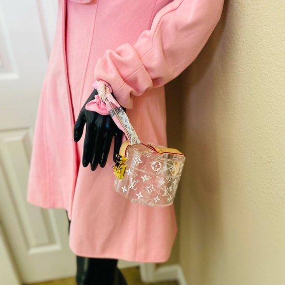 Tiny bitsy clear box clutch purse/hand bag - Picture 16 of 16